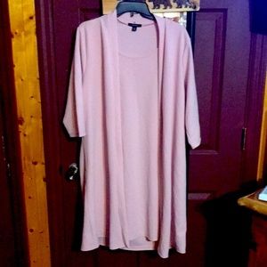 Expresso light pink dress size 1x never worn